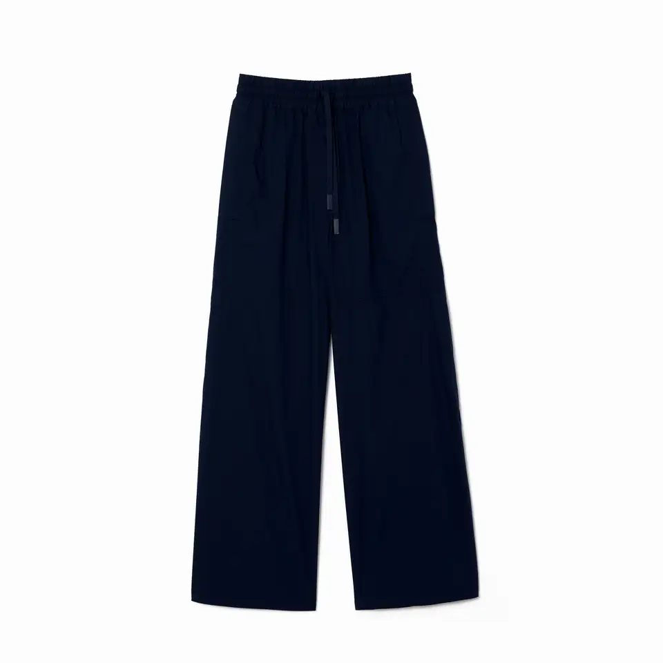 Женские хлопковые брюки lacoste loose fit, фотография 5