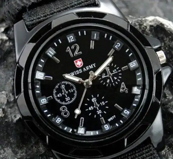 Новые часы Swiss Army Black, фотография 5