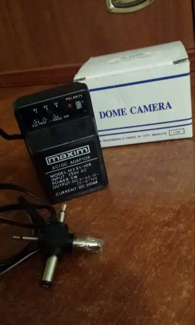 Комбинированный адаптер Maxim MX-2105 ADDC 5 W DC 300 mA  DC3-4.5-6-7.5-9-12V несколько разных выходов, фотография 1