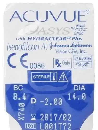 Новые Двухнедельные Контактные линзы Acuvue oasys, фотография 3