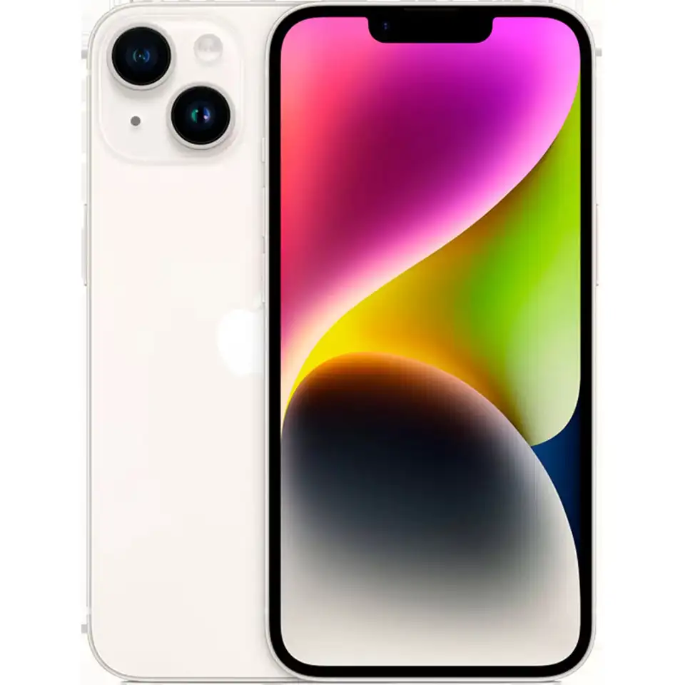 Смартфон apple iphone 14 256gb белый dual sim для других стран, фотография 1