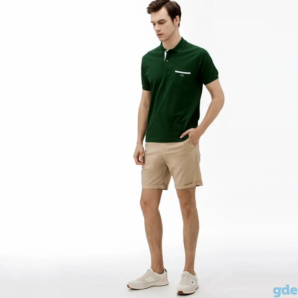 Мужские шорты lacoste slim fit, фотография 5