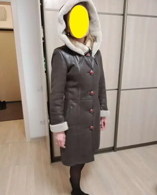 Дублёнка женская из натуральной овчины, фотография 4