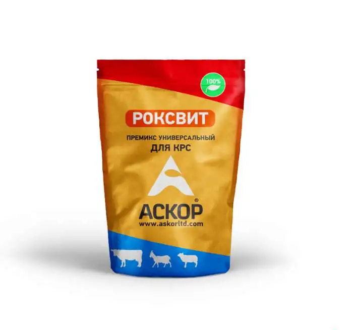 Премикс Роксвит™ универсальный для КРС (мелкая фасовка 900 г.), фотография 1