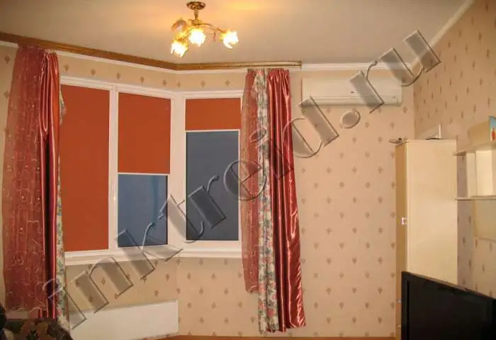 Рулонные шторы в гостиную, зал, фотография 7