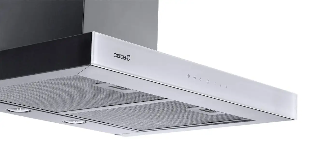 Настенная вытяжка cata midas 600xgwh, фотография 2