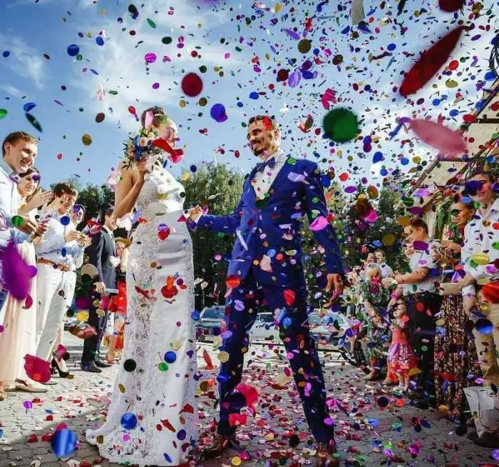 Конфетти пушка с подсветкой, фотография 8