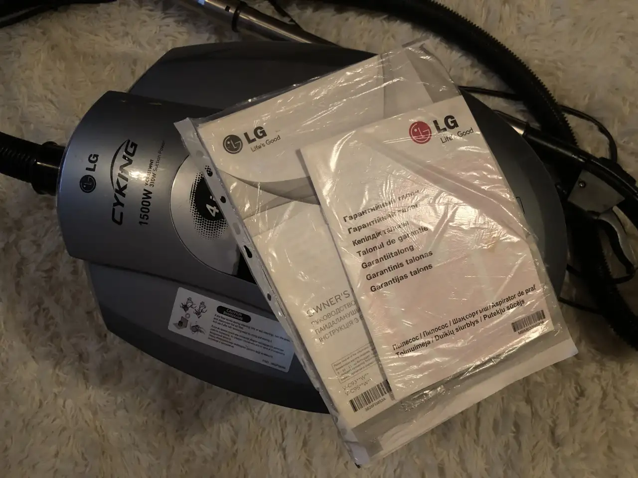 Продаю моющий пылесос LG, фотография 1