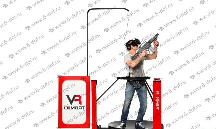 Беговая дорожка контроллер VR Combat в очках виртуальной реальности., фотография 1