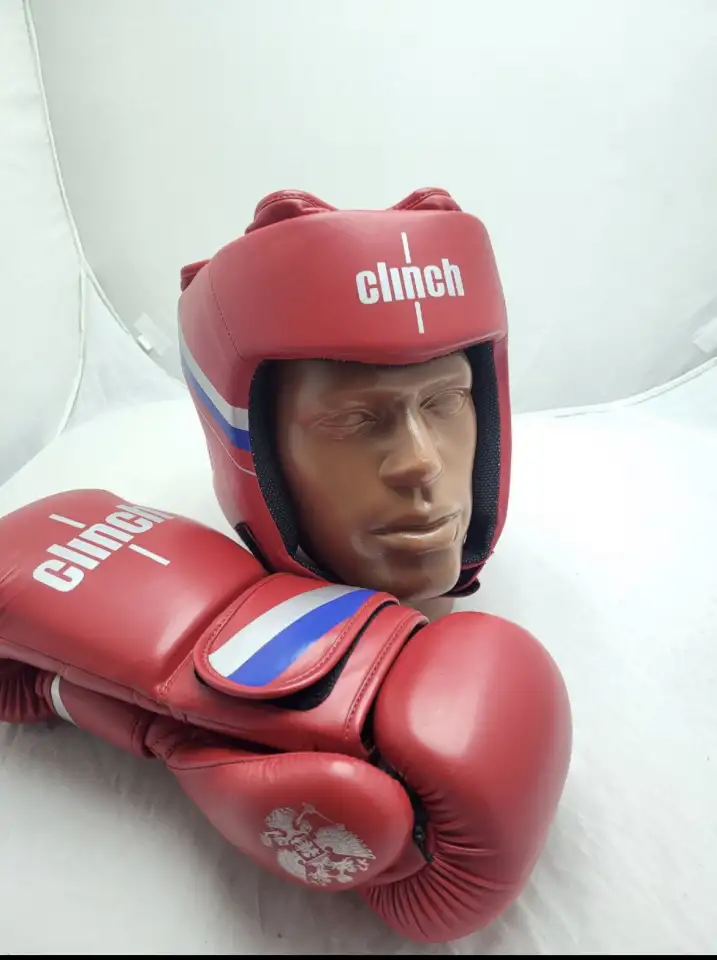 Боксерские перчатки и шлем Clinch, фотография 3