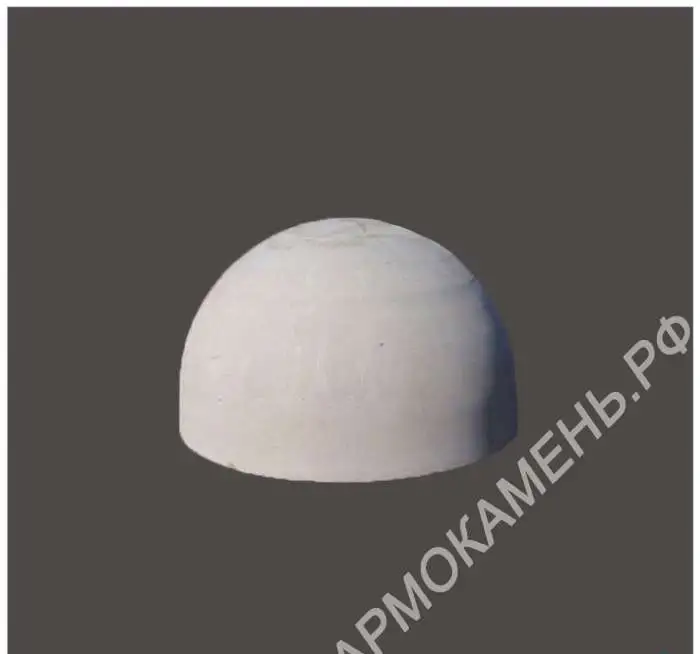 Бетонная полусфера d400хh200 мм (парковочный ограничитель), фотография 6