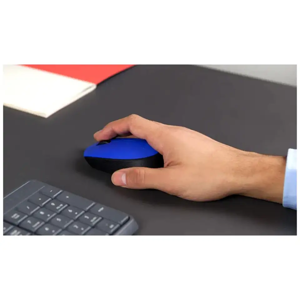 Мышь logitech m170, синяя, фотография 8