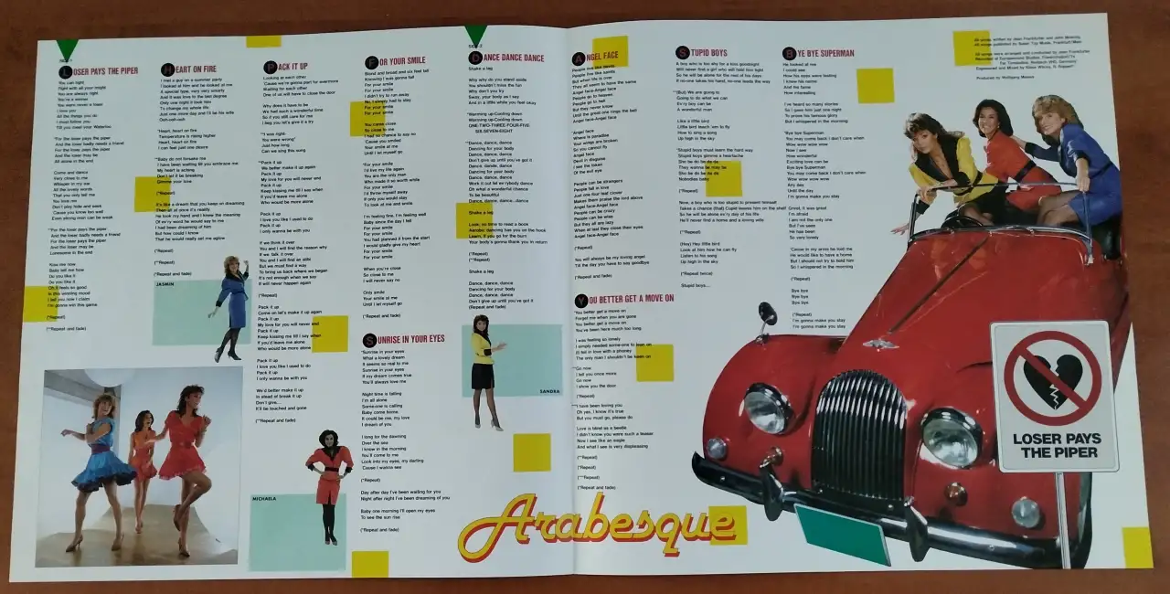 Arabesque - Arabesque VIII  Loser Pays The Piper  1983, фотография 4