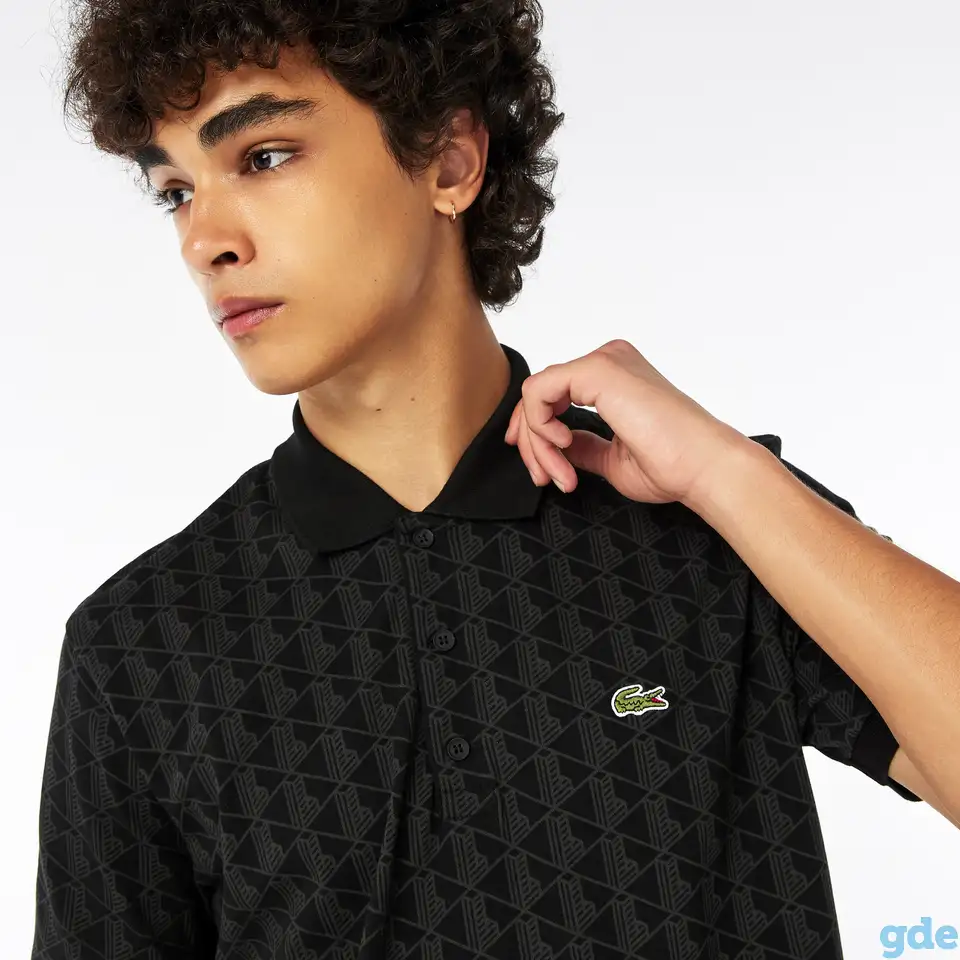 Мужское поло lacoste slim fit, фотография 3