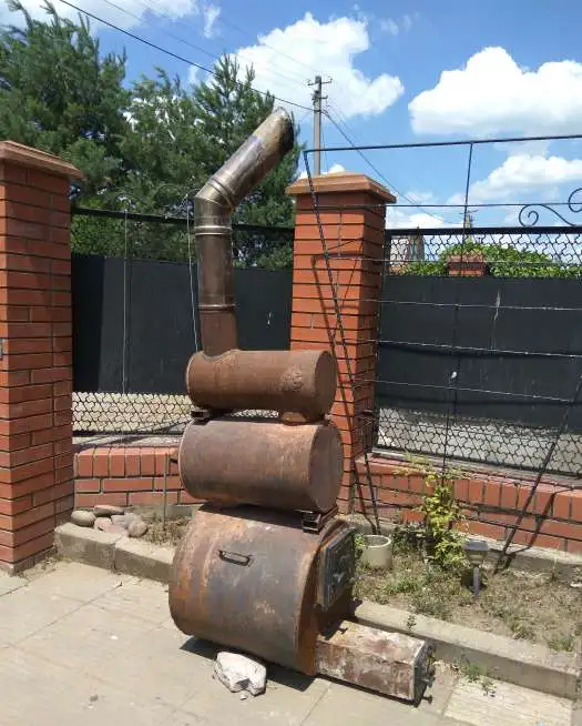 Печь на дровах для бани, теплицы и дома, фотография 1