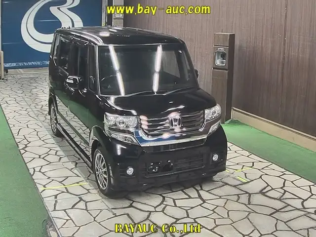 Микровэн турбо кей-кар Honda N Box кузов JF2 минивэн модификация Custom G Turbo Package гв 2013 4wd, фотография 1