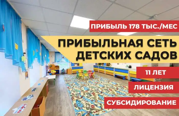 Детские сады. Прибыль 178 тыс. Окупаемость 10 мес, фотография 1