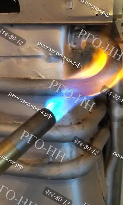 Пайка радиатора газовых колонок. Обращайтесь!, фотография 1