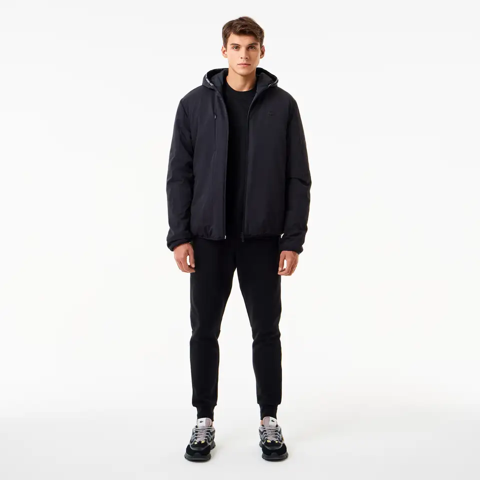 Мужская водоустойчивая ветровка lacoste с капюшоном, фотография 5