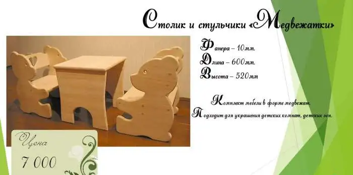 Комплект детской мебели 