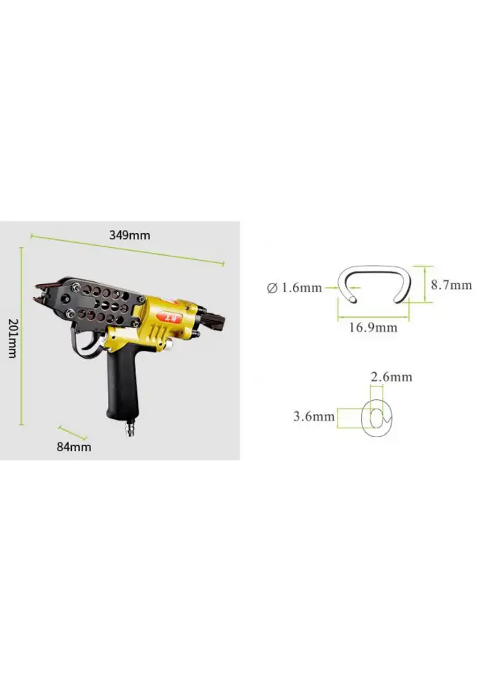 Пневматический степлер AIR TOOL SC760C, фотография 3