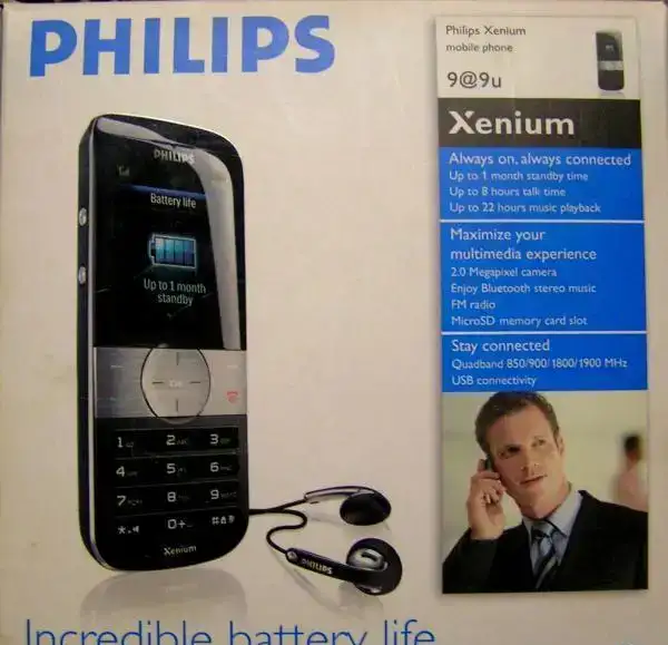 Philips Xenium 99u оригинал,комплект, фотография 9