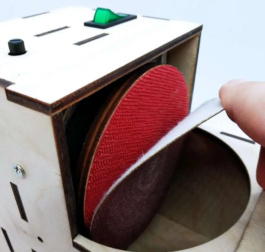 Мини шлифовальный DIY-станок для небольших заготовок и изделий., фотография 1