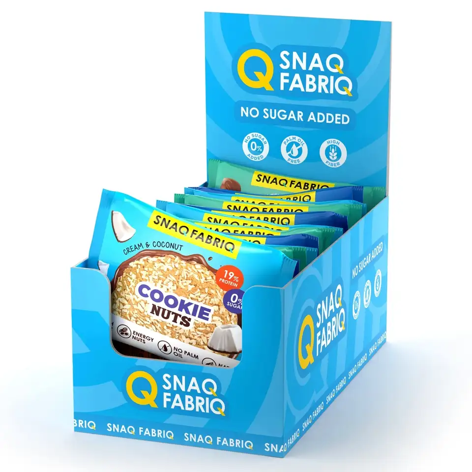 Cookie nuts snaq fabriq - ассорти (12 шт.), фотография 1