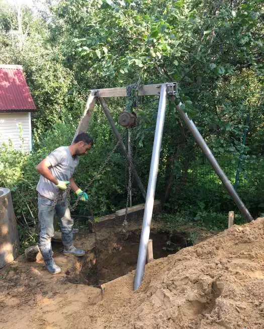 Колодец под ключ в ленинградской области, фотография 1