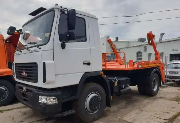 Мусоровоз бункеровоз мк-3512-02 на шасси маз 5550, фотография 1