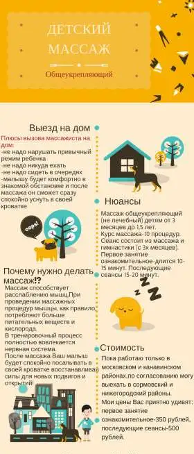 Массаж для детей от 0 до 1 года, фотография 2