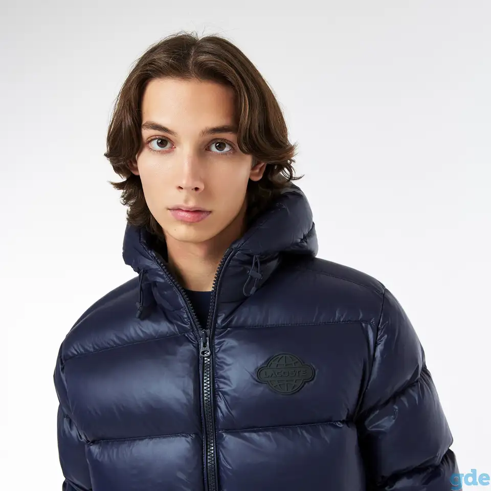 Мужская короткая куртка-пуховик lacoste, фотография 3