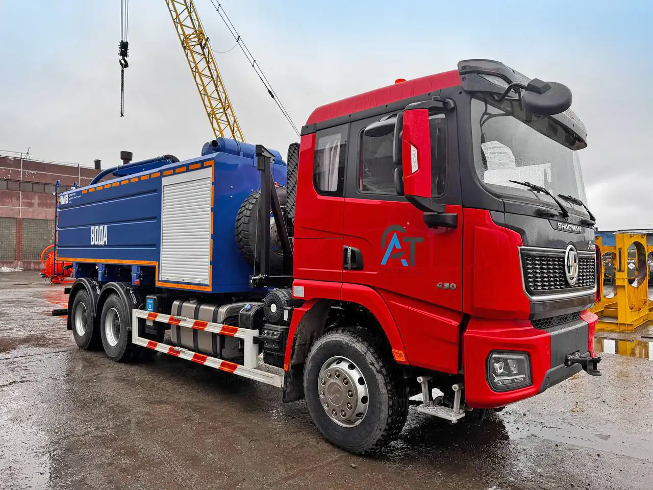 Автоцистерна вакуумная комбинир. авк-6-5 Shacman, фотография 5