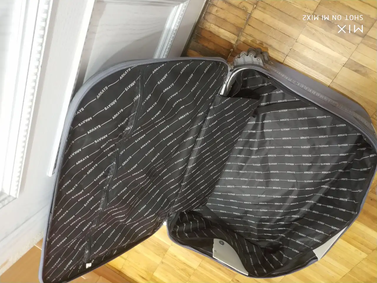 Большой  легкий  комби  чемодан  70x50x20 см  12 колес Три способа передвижения, фотография 3