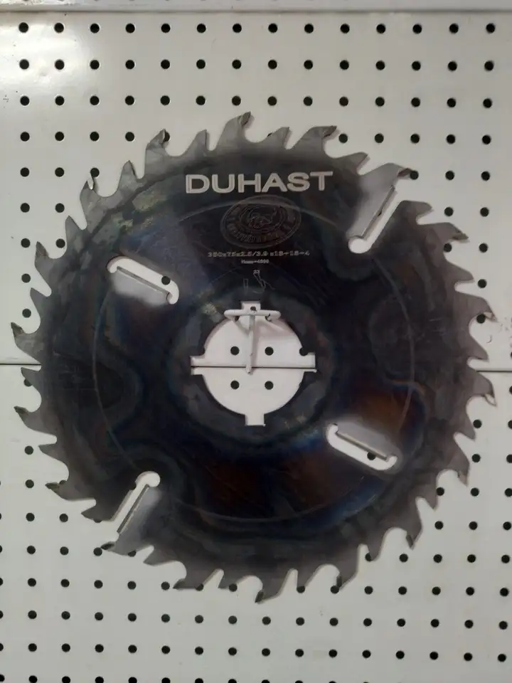 Дисковая пила duhast 350*75*2,5/3,7*z24+24+4  4кн12,5*4,5, фотография 1