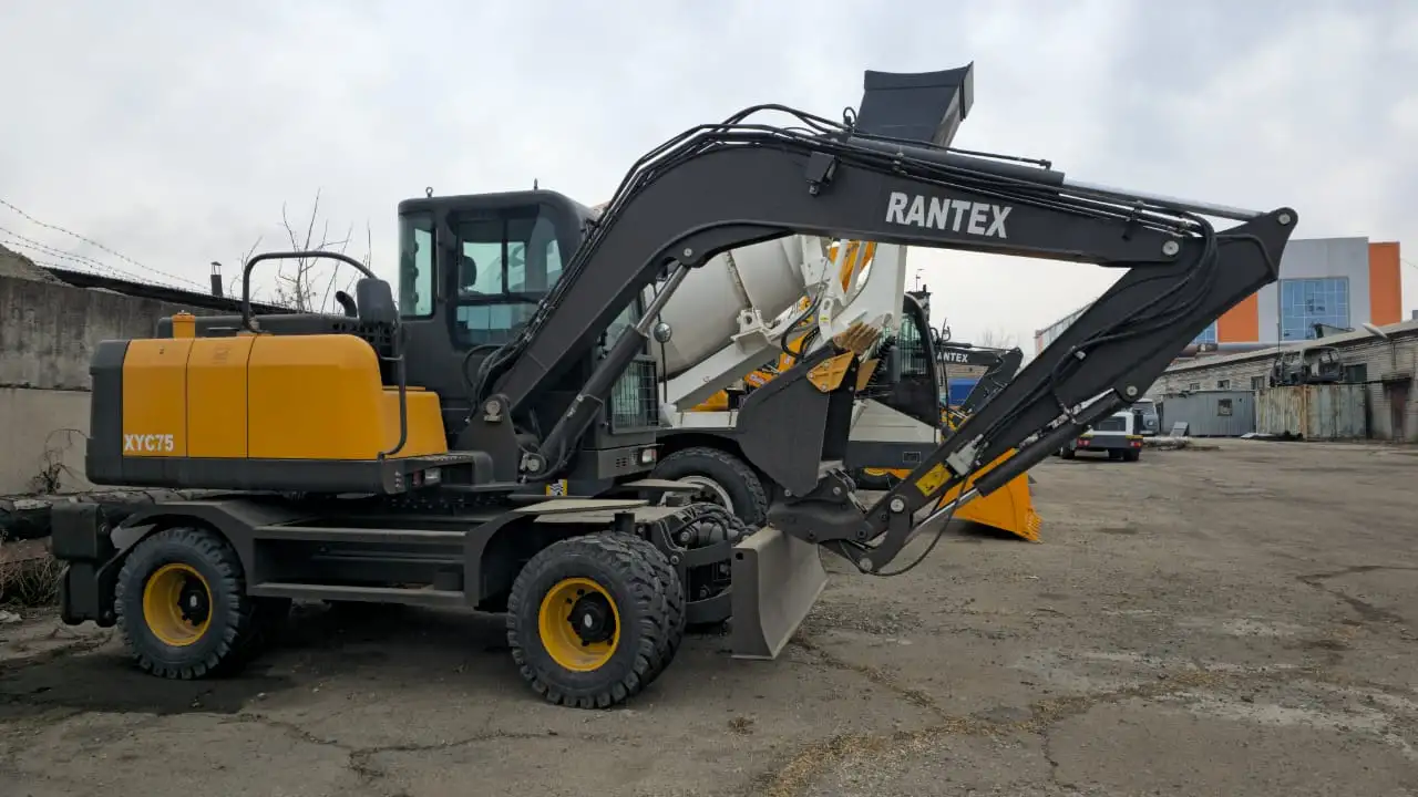 Колесный экскаватор Rantex XYC75, фотография 2
