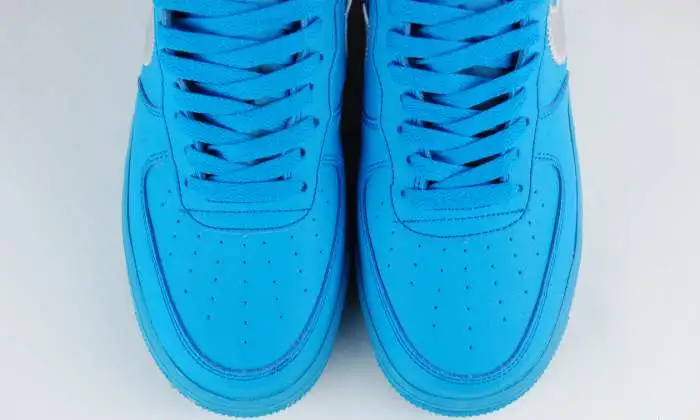 Кроссовки Nike Air Force 1 Low x Off-White MCA Blue, фотография 5