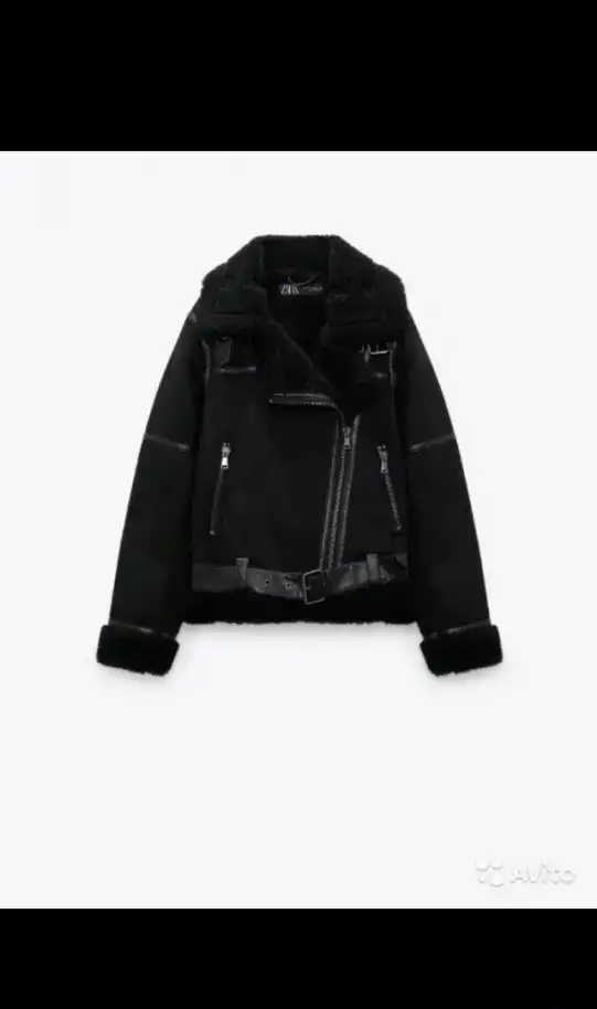 Дубленка zara, фотография 1