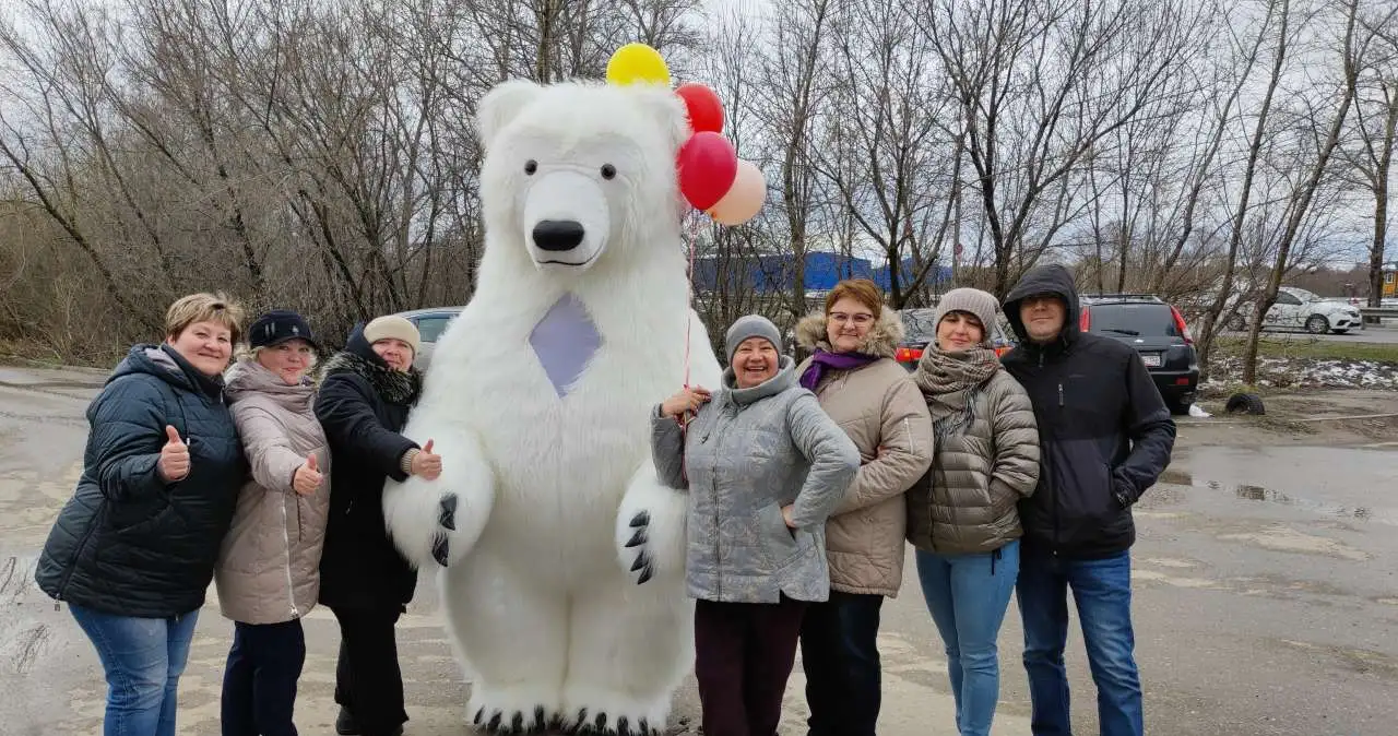 Большой белый медведь (Ростовая кукла), фотография 6
