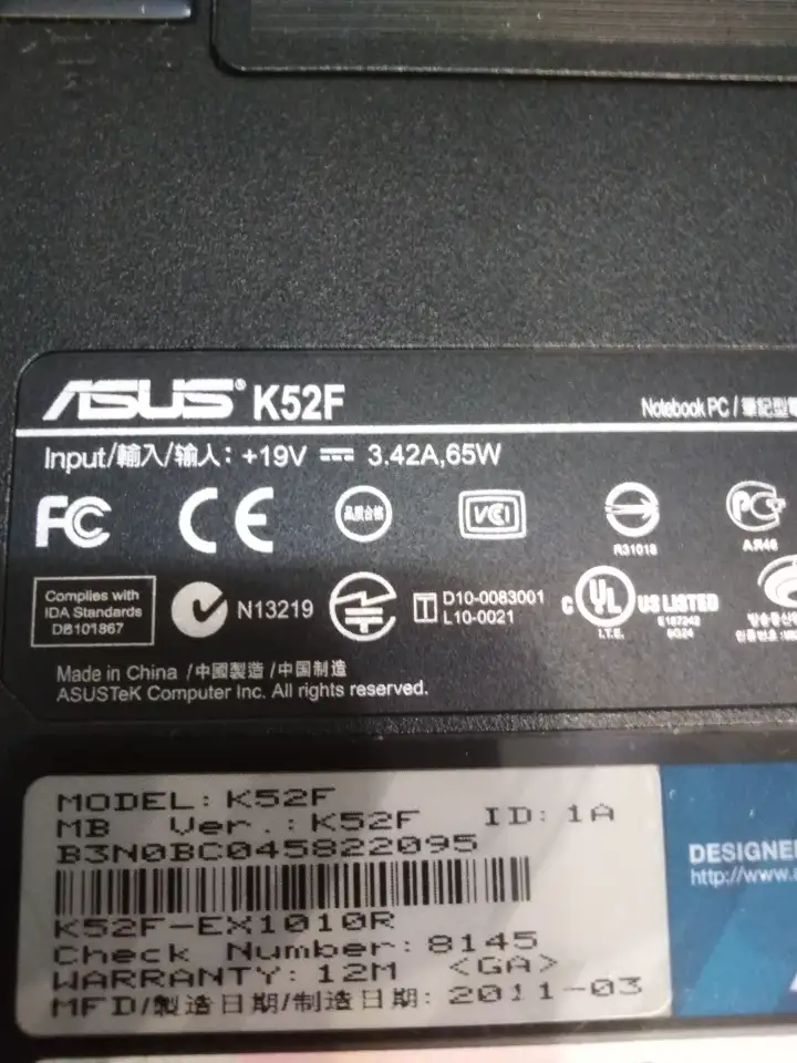 ASUS K52F Core i3 ноутбук, фотография 7