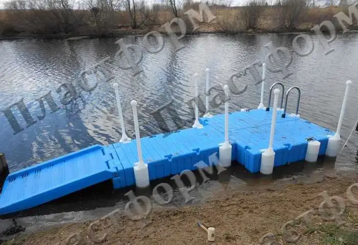 Понтоны, понтоны пластиковые, частные причалы., фотография 3