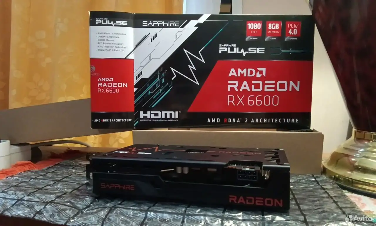 Sapphire AMD RX 6600 pulse Gaming, фотография 3