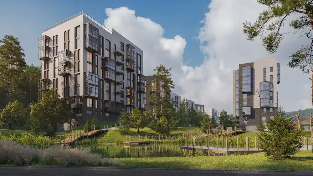 Квартира в новом доме ЖК Хвоя застройщик ООООмега, 62,00 м², 7 эт., Октябрьский, ул. Елены Стасовой 80, фотография 2