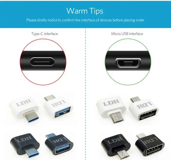 LDH переходник для Micro USB - всех моделей, фотография 2