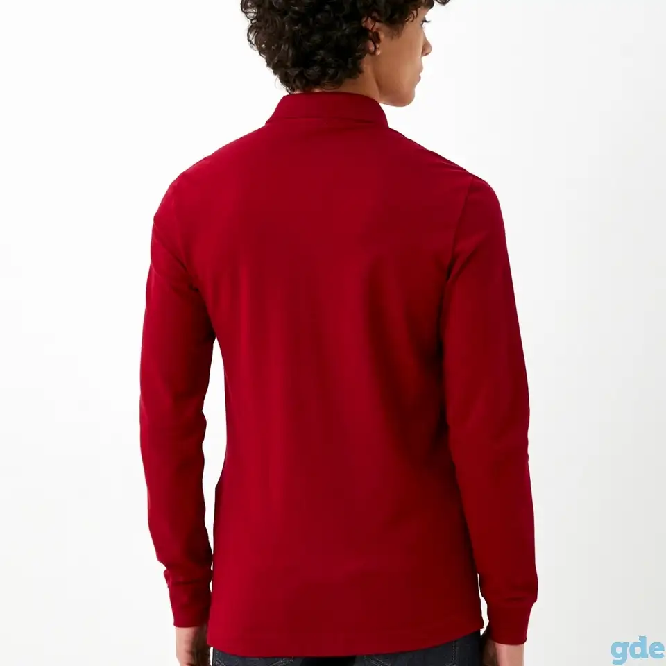 Мужское поло lacoste с длинными рукавами, фотография 2