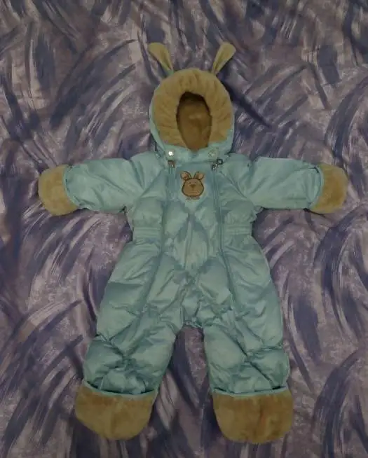 Зимний Комбинезон-трансформер с рождения до 1,5 лет, фотография 2