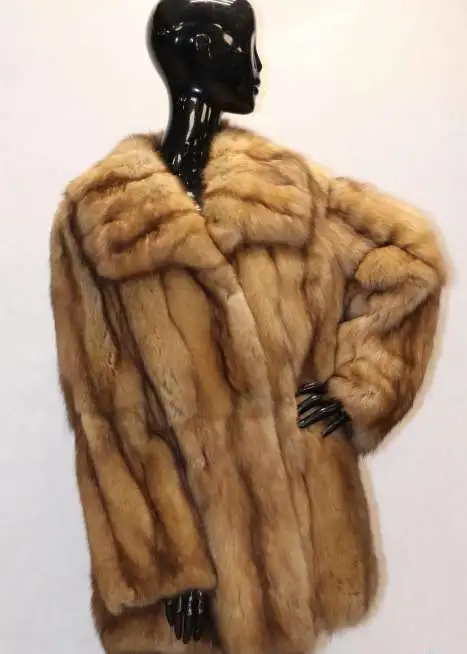 Шуба из меха норки б\у 48-50, фотография 1
