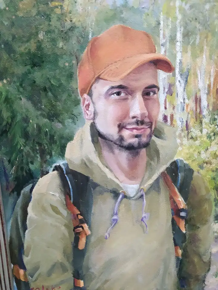 Портрет маслом на холсте на  заказ., фотография 2