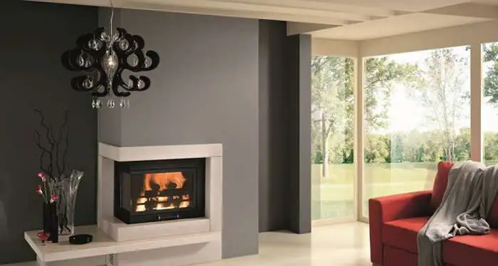 CONFORT TS 65х100 - угловой камин Climacalor, Италия, фотография 5