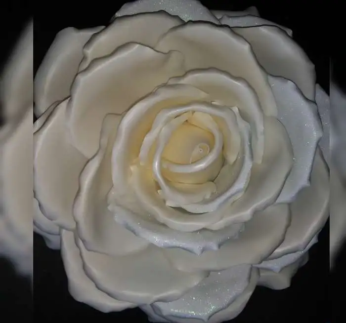 Торшер роза из изолона, фотография 4